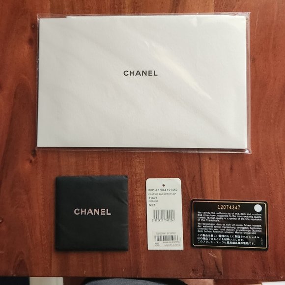 Chanel Classic Single Flap Bag Diamond Quilted Cognac Brown Pristine Condition - Picture 7 of 7